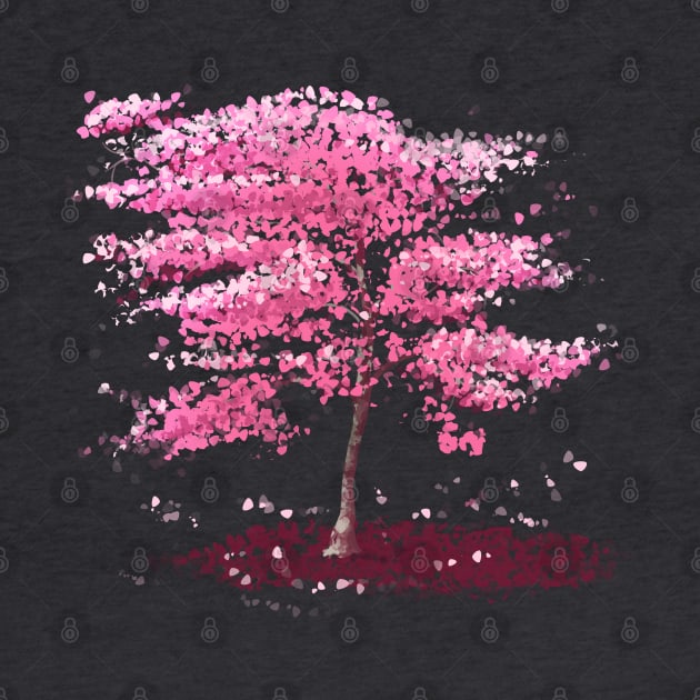 sakura - cherry blossom tree by Ghostlyboo